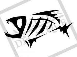Lettrage G-0005 –  Poisson  – Sport *