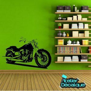 Décalque mural – M-022 Moto Harley davidson 2014 *