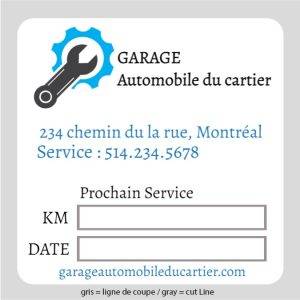 Vignette de changement d’huile garage automobile et concessionnaires VI-002